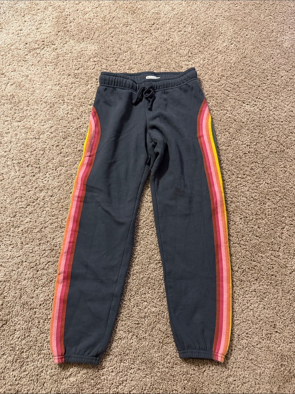 Marine layer cloud nine fleece extra small drawstring, sweatpants